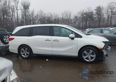 2019 Honda Odyssey Ex-L from USA, damaged, VIN 5FNRL6H73KB079011